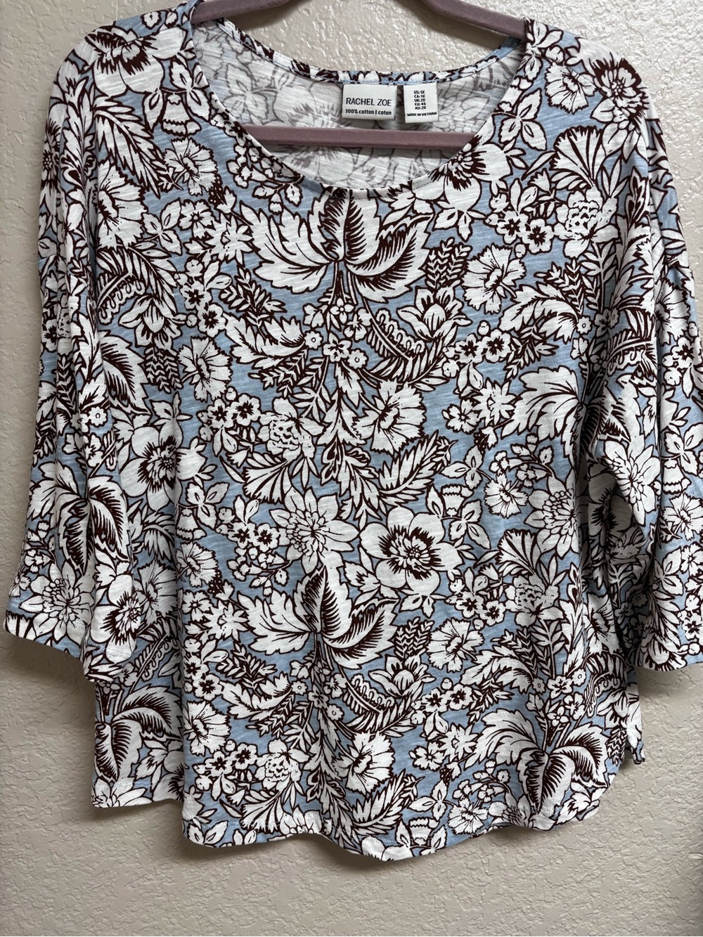 Rachel Zoe NWOT womens 3/4 sleeve tee